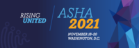 2021 ASHA Convention logo
